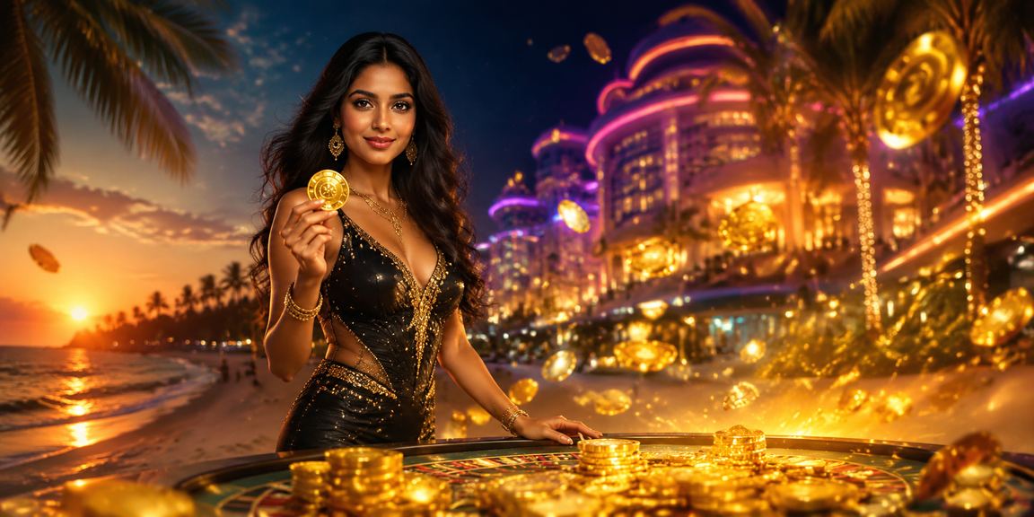 VIP player enjoying beachside cricket betting bonus promotion in Goa