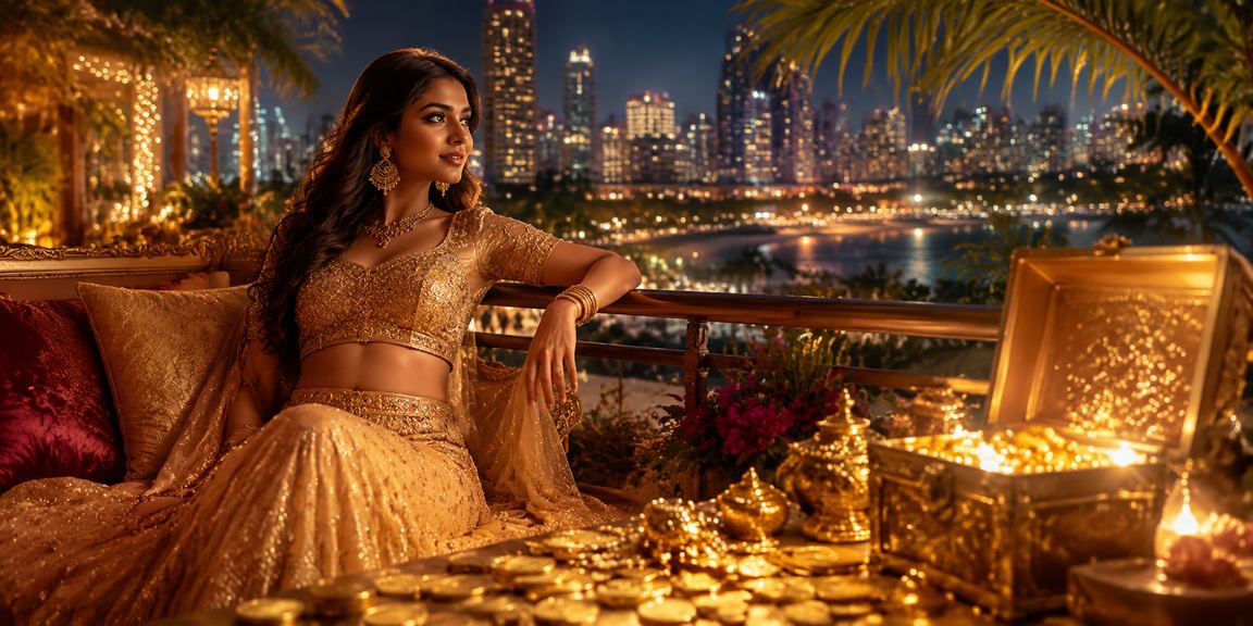 Indian player celebrating while using casino promotion on smartphone